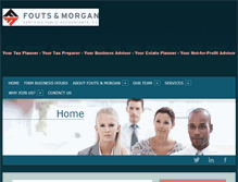 Tablet Screenshot of foutsandmorgan.com